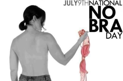 July 9th no bra day